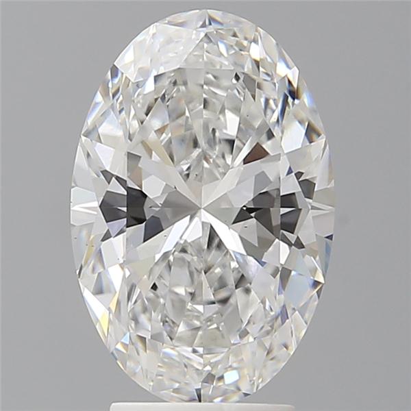 3.57 ct. oval Lab Grown Diamond front image