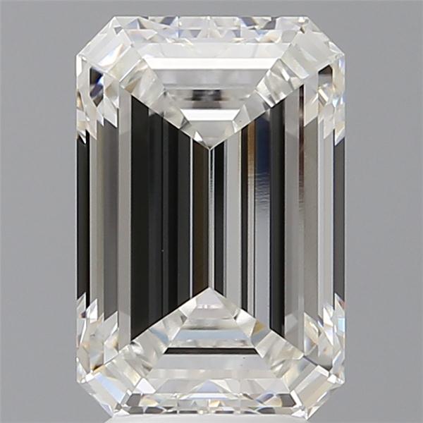 4.08 ct. emerald Lab Grown Diamond front image