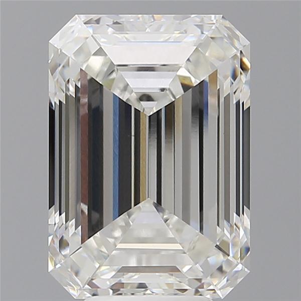 6.57 ct. emerald Lab Grown Diamond front image
