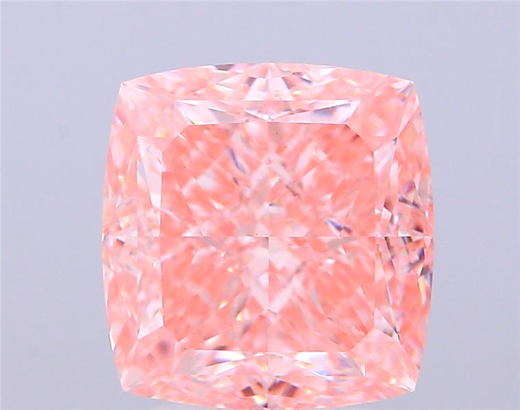 6.13 ct. cushion Lab Grown Diamond front image