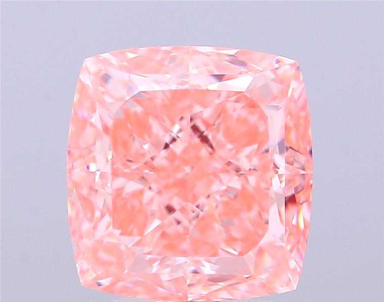 6.18 ct. cushion Lab Grown Diamond front image