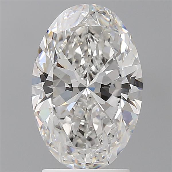2.58 ct. oval Lab Grown Diamond front image