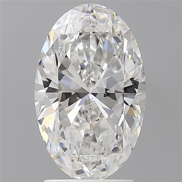 2.58 ct. oval Lab Grown Diamond front image