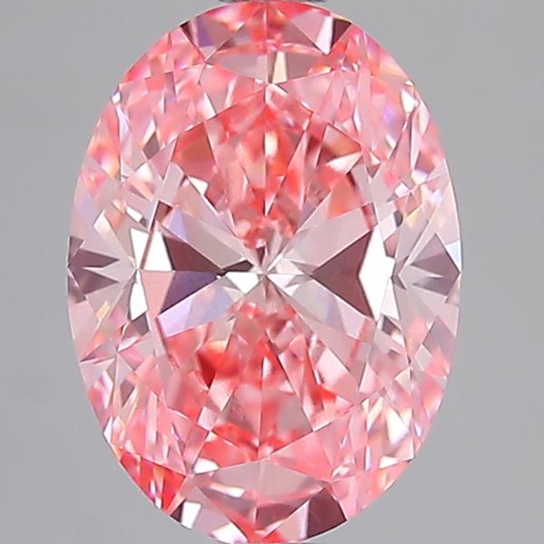 3.02 ct. oval Lab Grown Diamond front image
