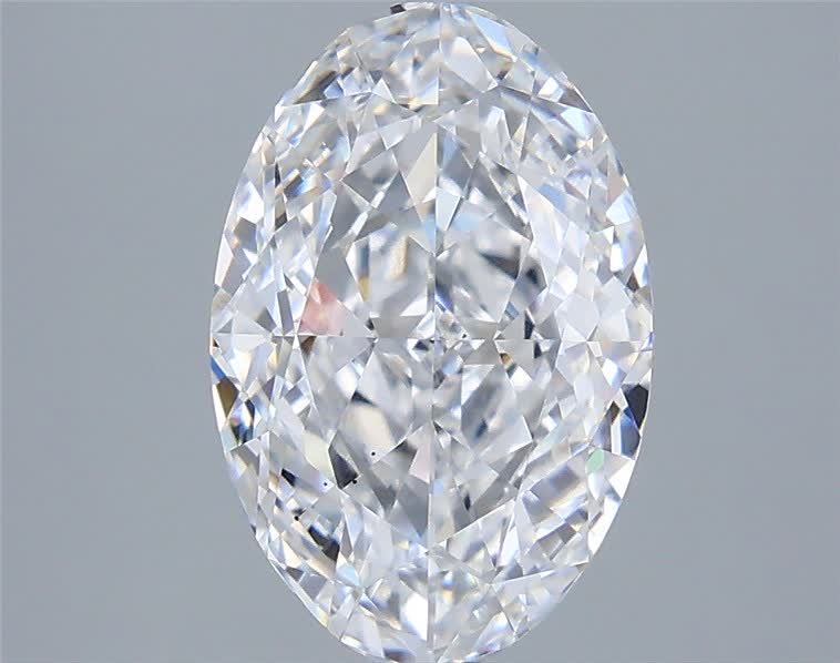 3.01 ct. oval Lab Grown Diamond front image