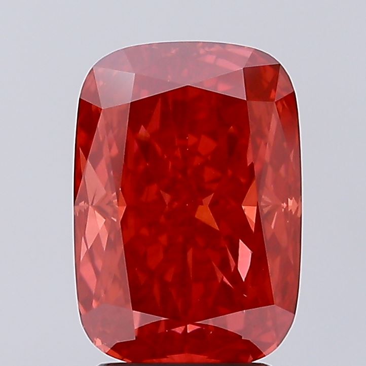 3.02 ct. cushion Lab Grown Diamond front image