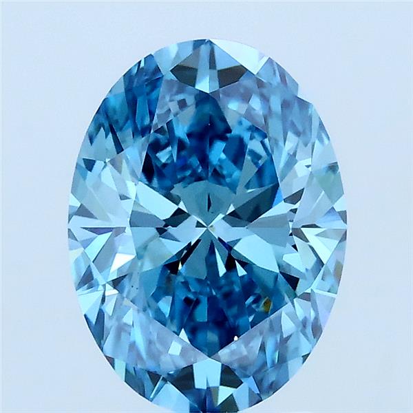 2.01 ct. oval Lab Grown Diamond front image