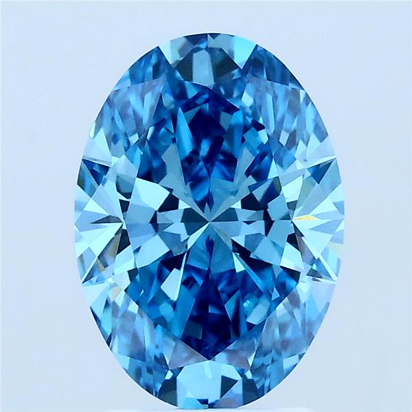2.01 ct. oval Lab Grown Diamond front image