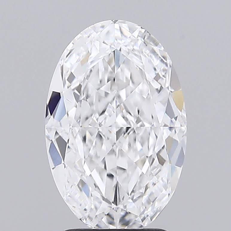 3.22 ct. oval Lab Grown Diamond front image