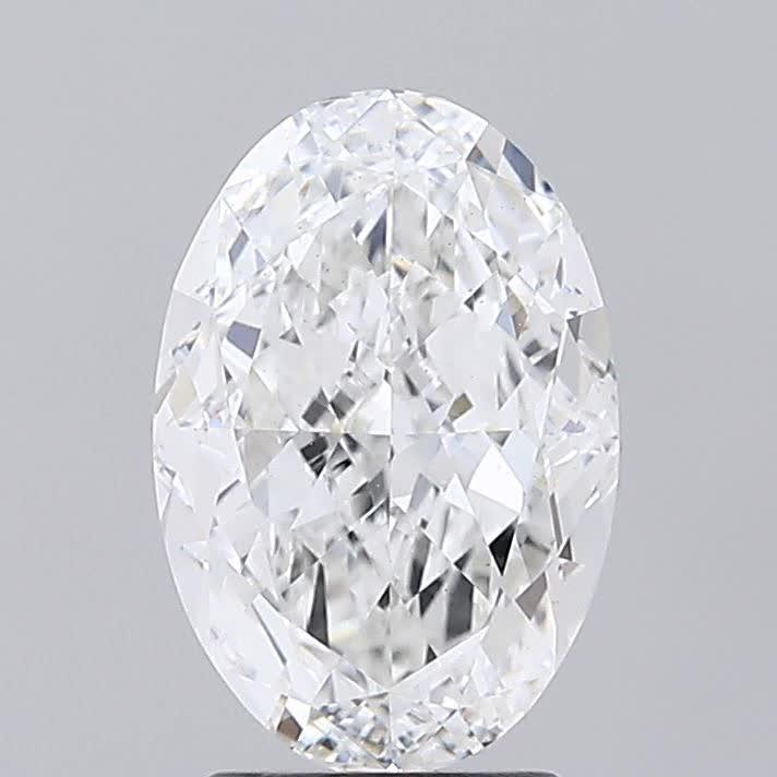 3.08 ct. oval Lab Grown Diamond front image