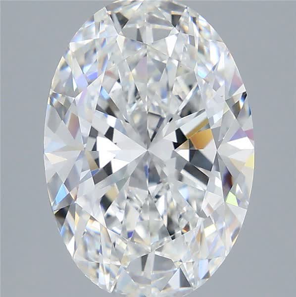 4.05 ct. oval Lab Grown Diamond front image