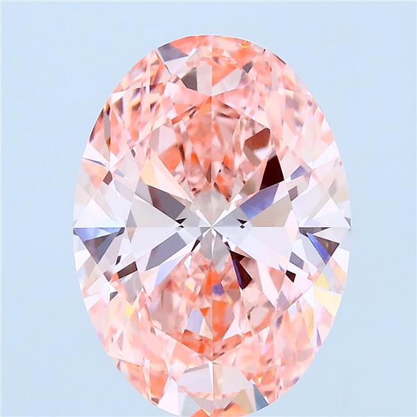 4.50 ct. oval Lab Grown Diamond front image