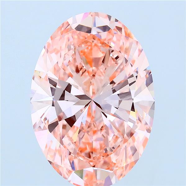 5.00 ct. oval Lab Grown Diamond front image