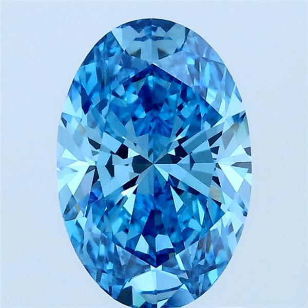1.28 ct. oval Lab Grown Diamond front image