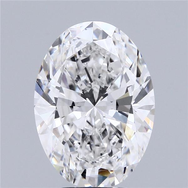 5.23 ct. oval Lab Grown Diamond front image