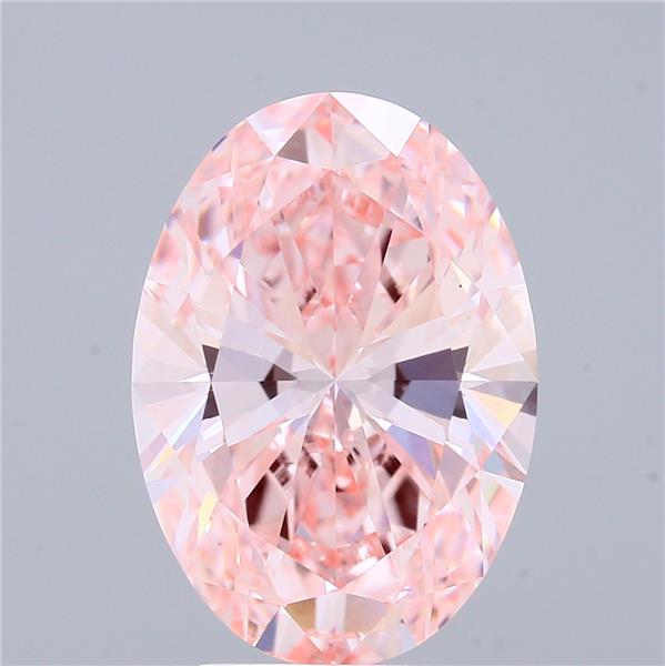4.05 ct. oval Lab Grown Diamond front image
