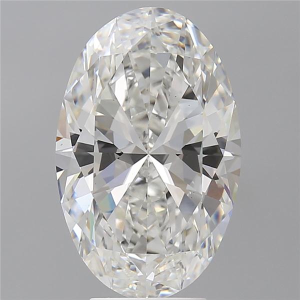 5.09 ct. oval Lab Grown Diamond front image