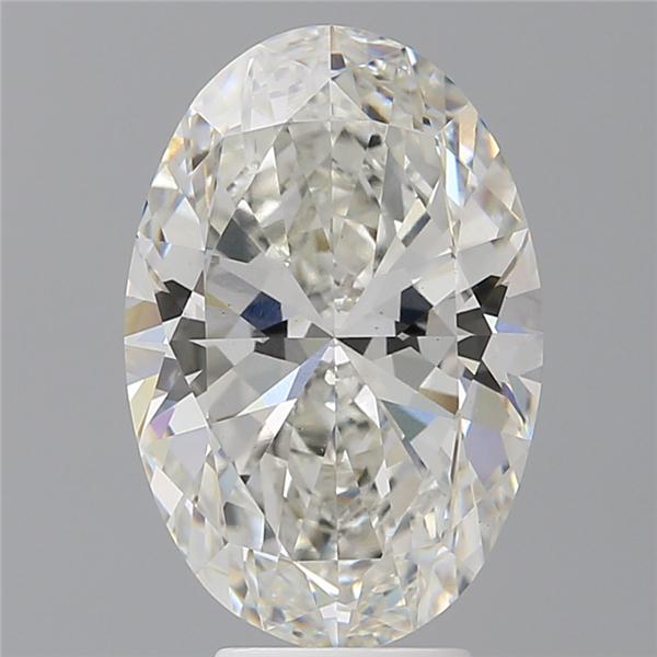5.55 ct. oval Lab Grown Diamond front image