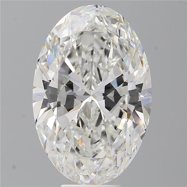 9.60 ct. oval Lab Grown Diamond front image