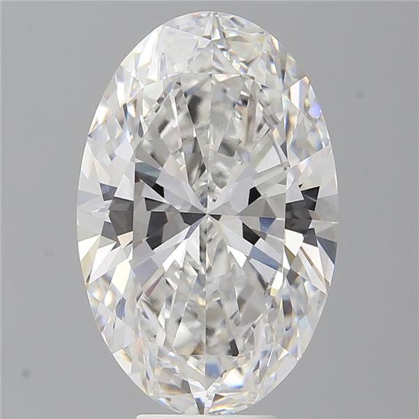 8.04 ct. oval Lab Grown Diamond front image