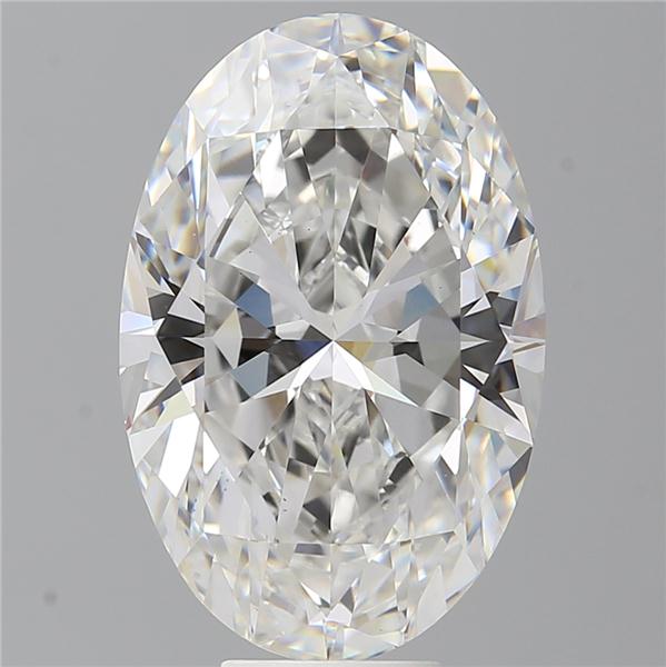 9.60 ct. oval Lab Grown Diamond front image