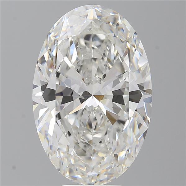 9.58 ct. oval Lab Grown Diamond front image