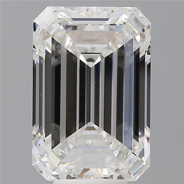 8.09 ct. emerald Lab Grown Diamond front image