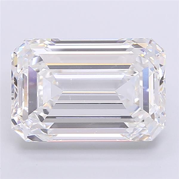 6.01 ct. emerald Lab Grown Diamond front image