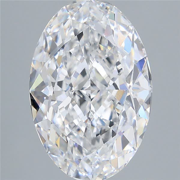 5.03 ct. oval Lab Grown Diamond front image