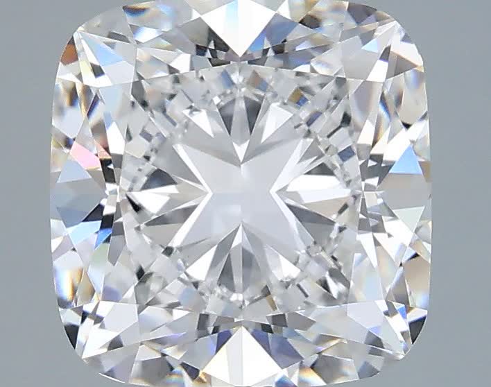 3.02 ct. cushion Lab Grown Diamond front image