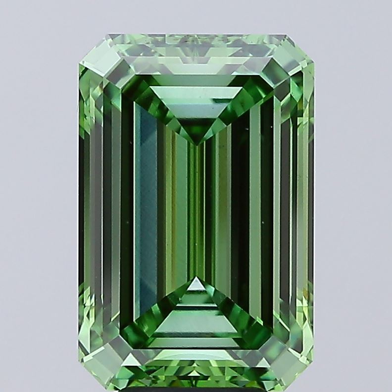 7.03 ct. emerald Lab Grown Diamond front image