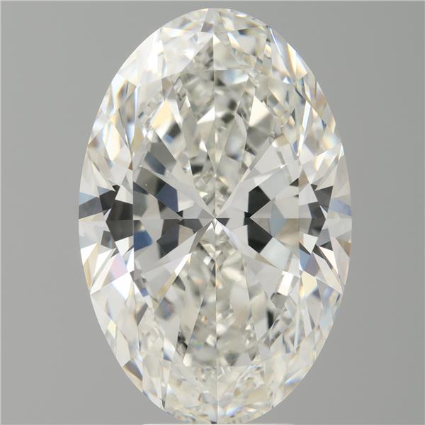 7.03 ct. oval Lab Grown Diamond front image