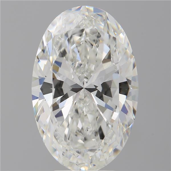6.51 ct. oval Lab Grown Diamond front image