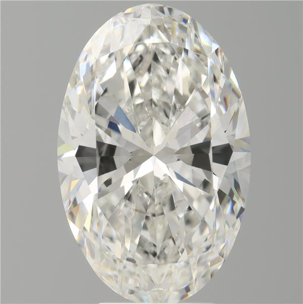 6.10 ct. oval Lab Grown Diamond front image