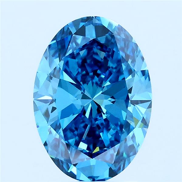 2.00 ct. oval Lab Grown Diamond front image