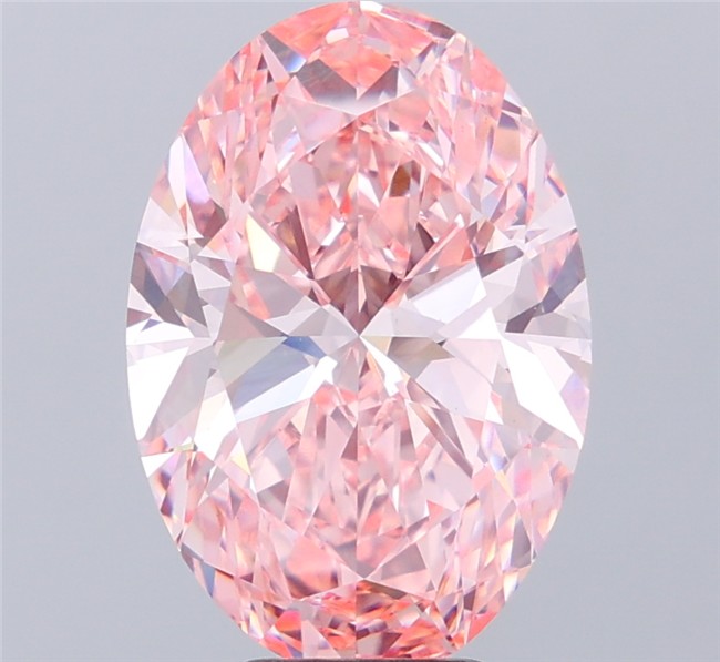 6.51 ct. oval Lab Grown Diamond front image