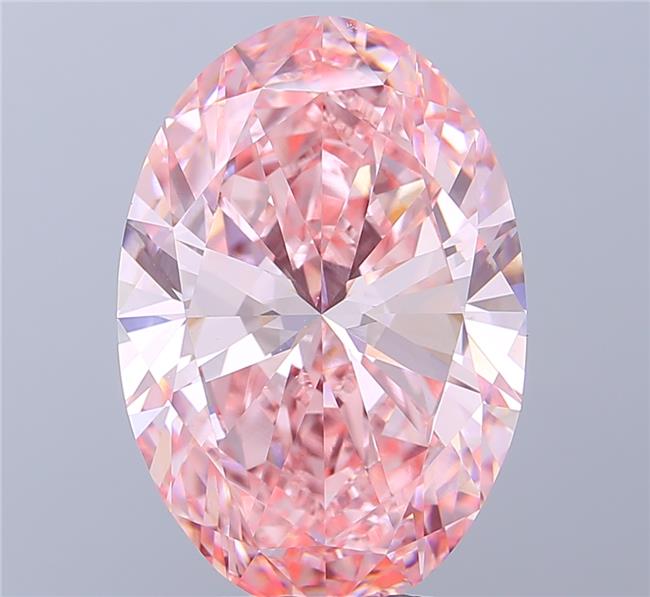 8.58 ct. oval Lab Grown Diamond front image