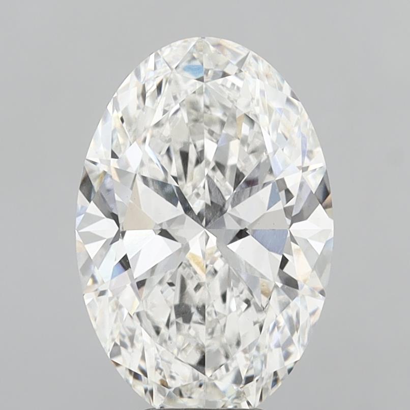 6.54 ct. oval Lab Grown Diamond front image