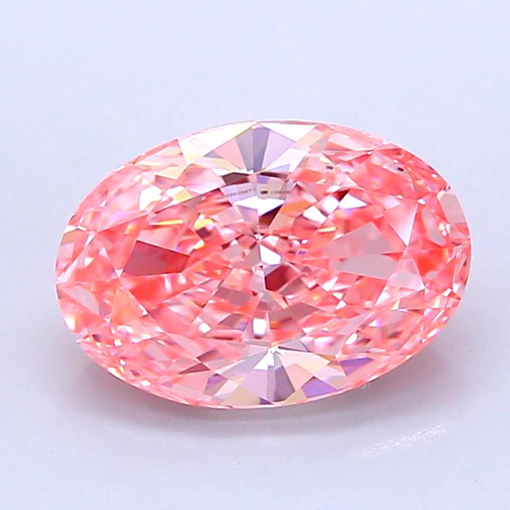 2.10 ct. oval Lab Grown Diamond front image