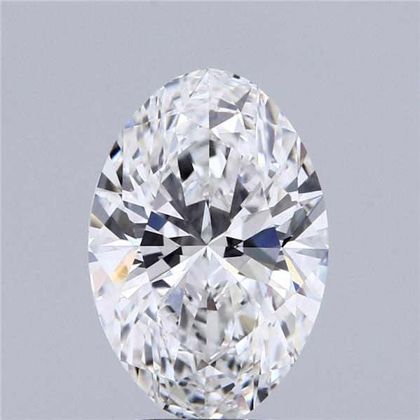 4.09 ct. oval Lab Grown Diamond front image