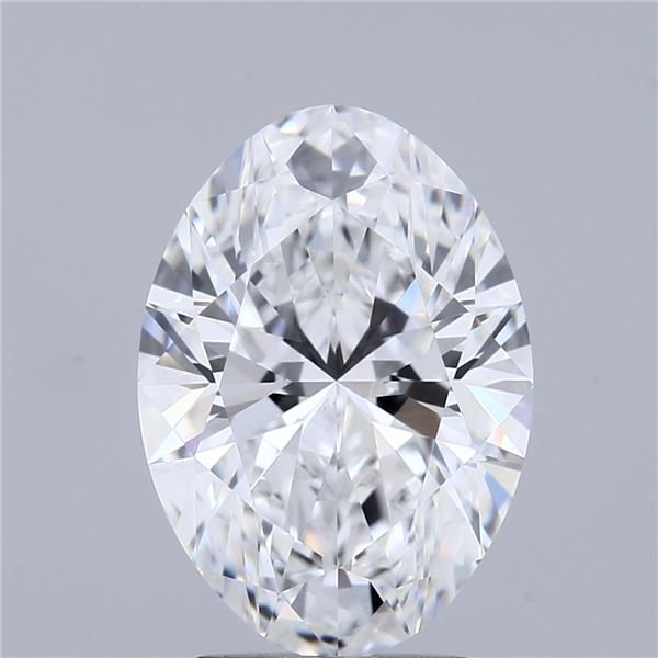 3.09 ct. oval Lab Grown Diamond front image