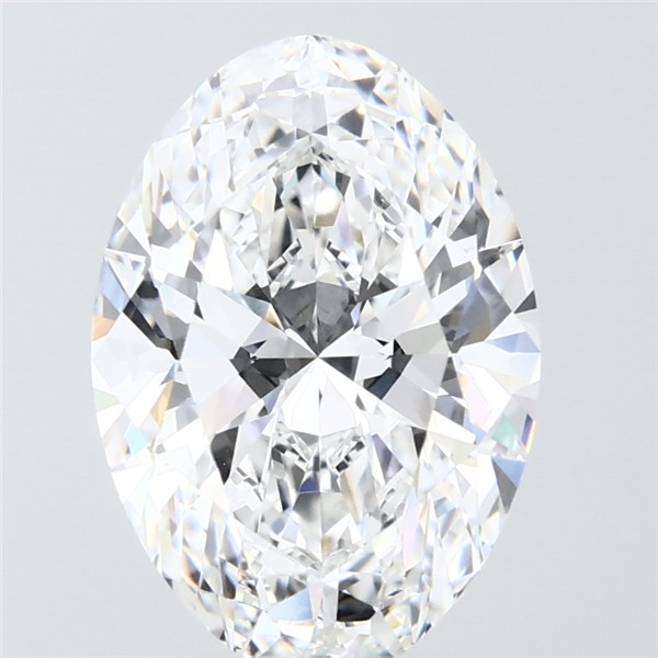 4.08 ct. oval Lab Grown Diamond front image