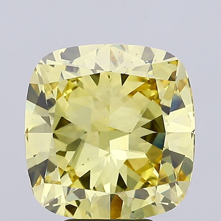 6.03 ct. cushion Lab Grown Diamond front image