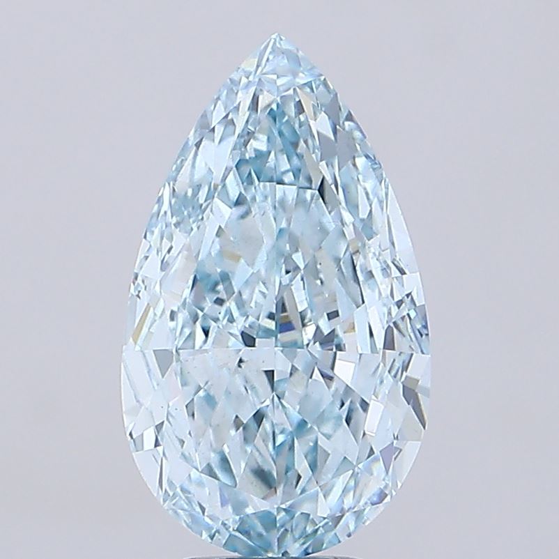 7.05 ct. pear Lab Grown Diamond front image