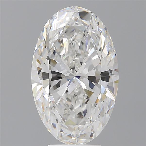 5.52 ct. oval Lab Grown Diamond front image