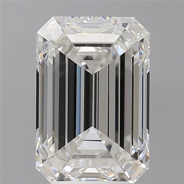 4.44 ct. emerald Lab Grown Diamond front image