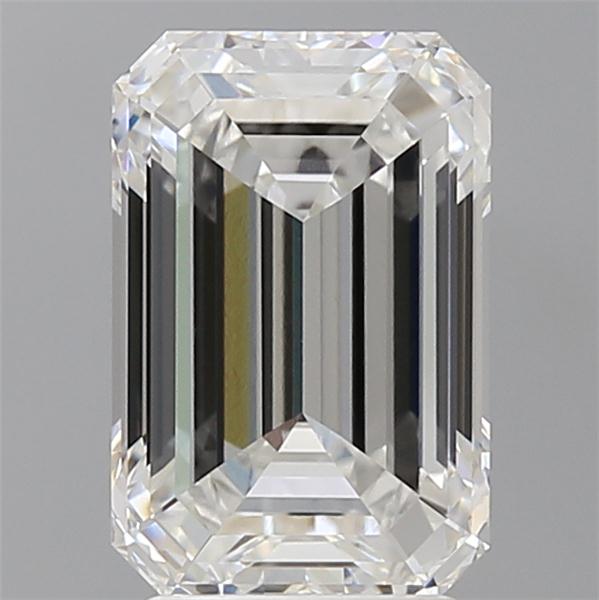 3.57 ct. emerald Lab Grown Diamond front image