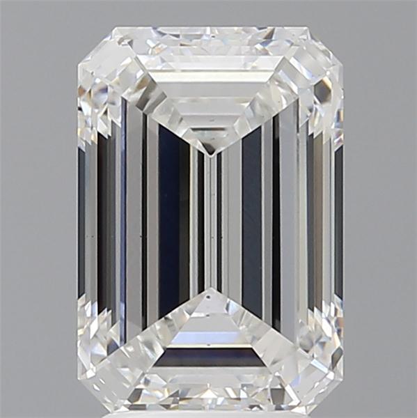 3.55 ct. emerald Lab Grown Diamond front image