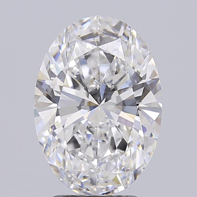 3.10 ct. oval Lab Grown Diamond front image