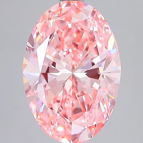 3.79 ct. oval Lab Grown Diamond front image